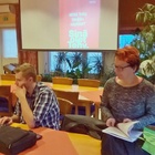 Kokous alkamassa, sihteerinä Henry Zitting